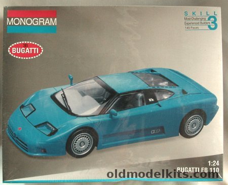 Monogram 1/24 Bugatti EB 110 (EB110), 2436 plastic model kit